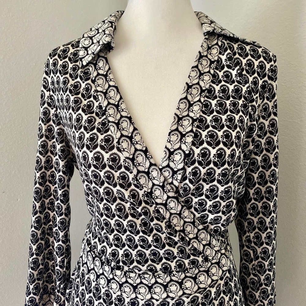 Diane Von Furstenberg silk wrap romper